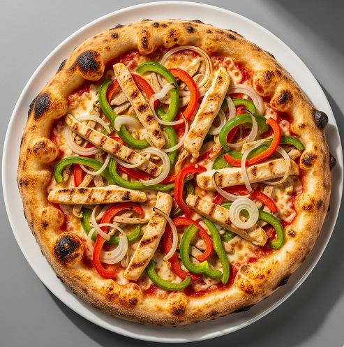 Turkish Style Chicken Pizza 