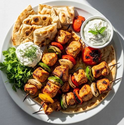 Yoghurt Chicken Kebab 