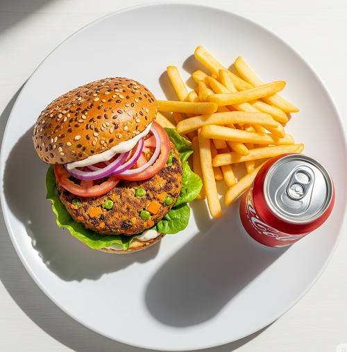 Veggie Burger Meal 