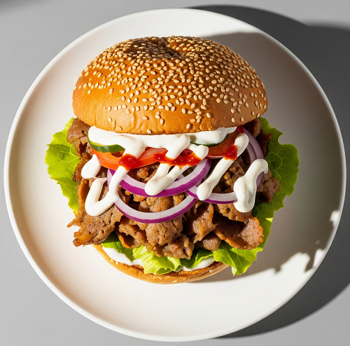 Beef & Doner Burger 