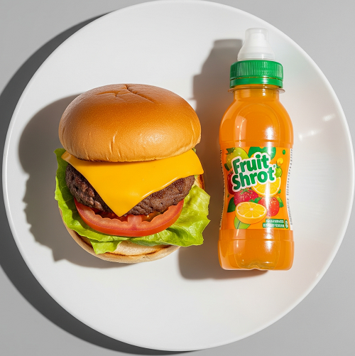 Kid's Cheese Burger Supper (1) 